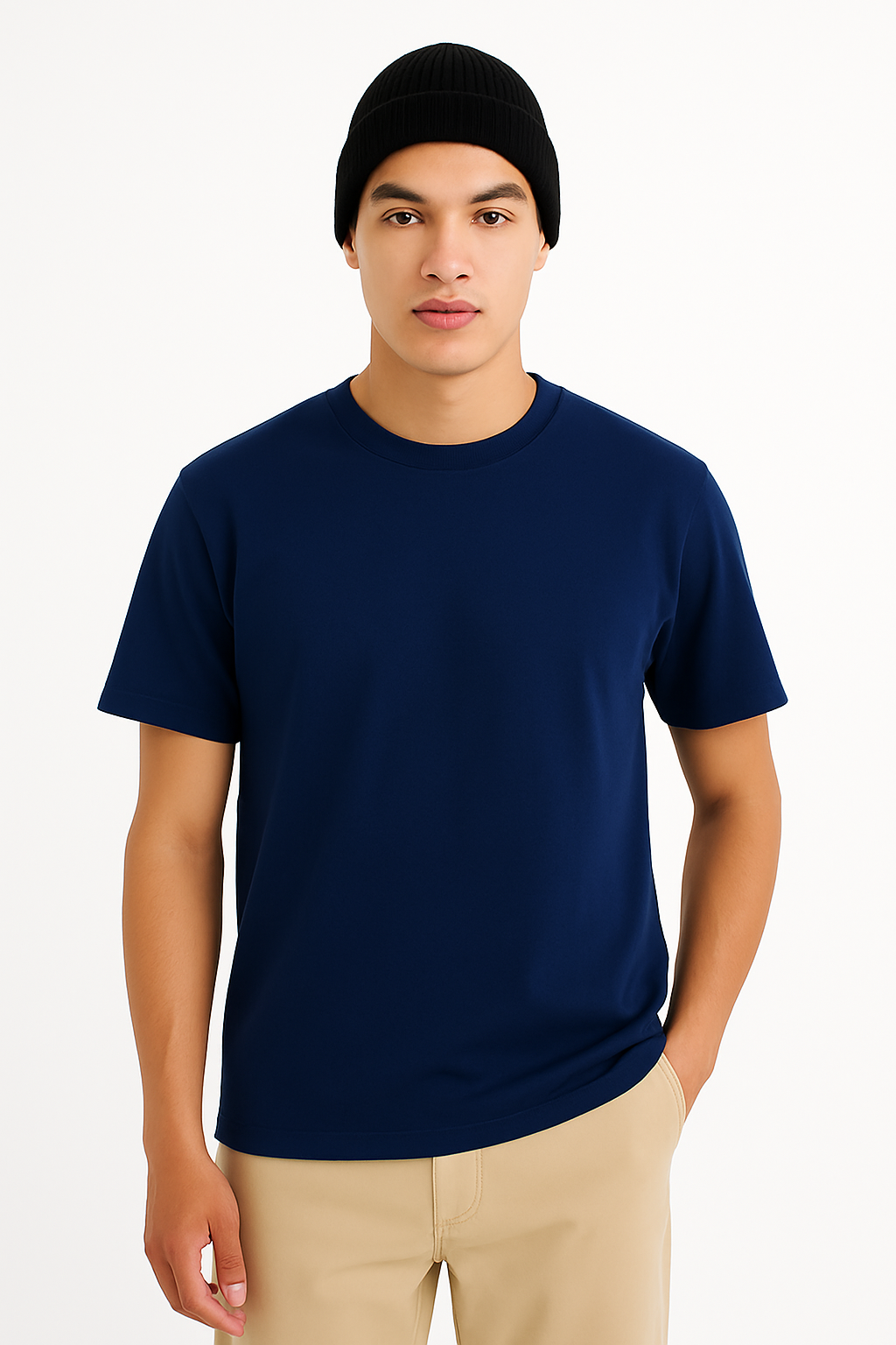 NAVY BLUE BASIC TSHIRT