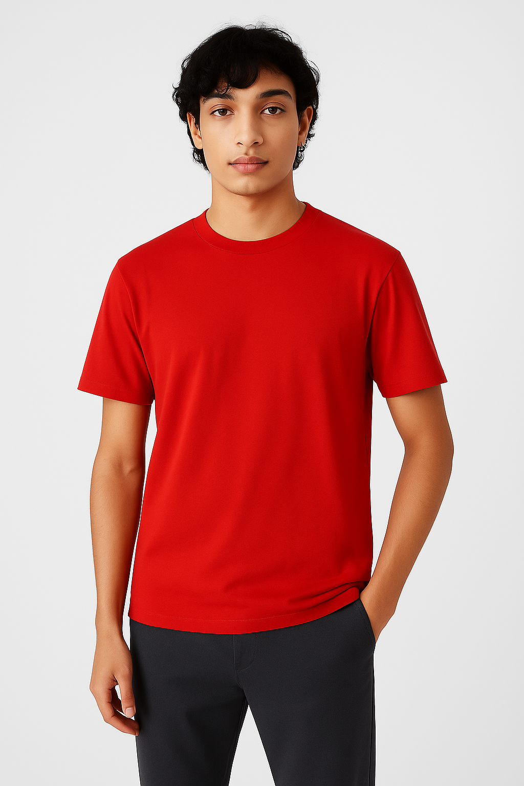 RED BASIC TSHIRT