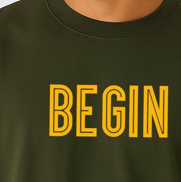 BEGIN GRAPHIC TSHIRT