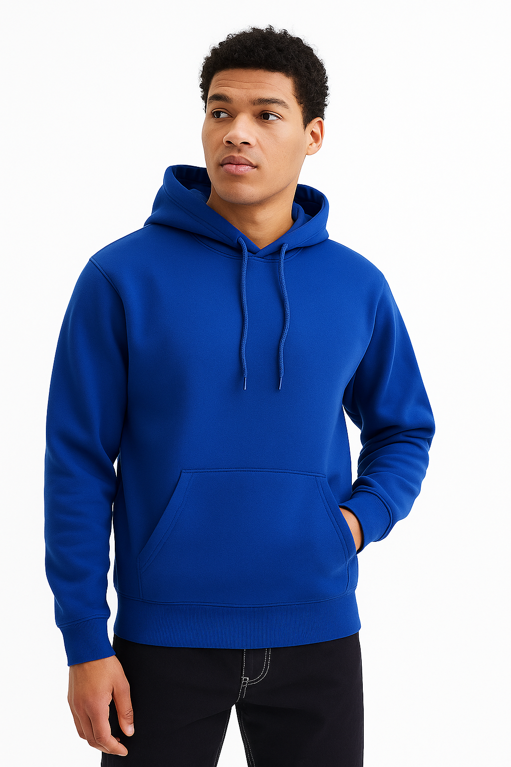 ROYAL BLUE BASIC HOODIE