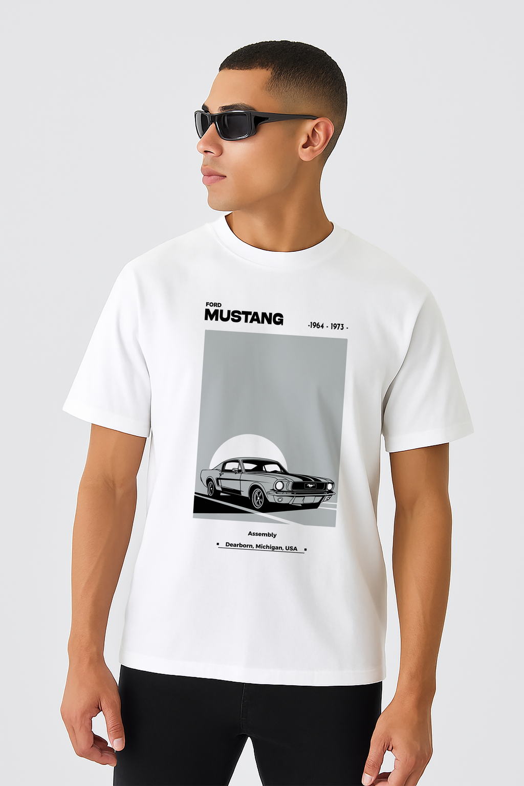 MUSTANG GRAPHIC TSHIRT