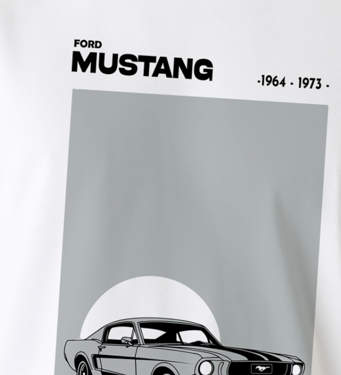 MUSTANG GRAPHIC TSHIRT